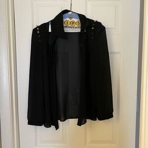 Black sheer shirt 